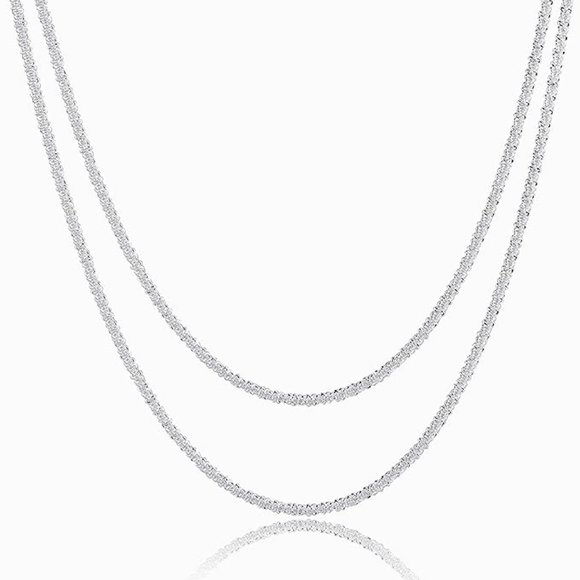 GORGEOUS TWO LAYERED NECKLACE - Picture 4 of 6